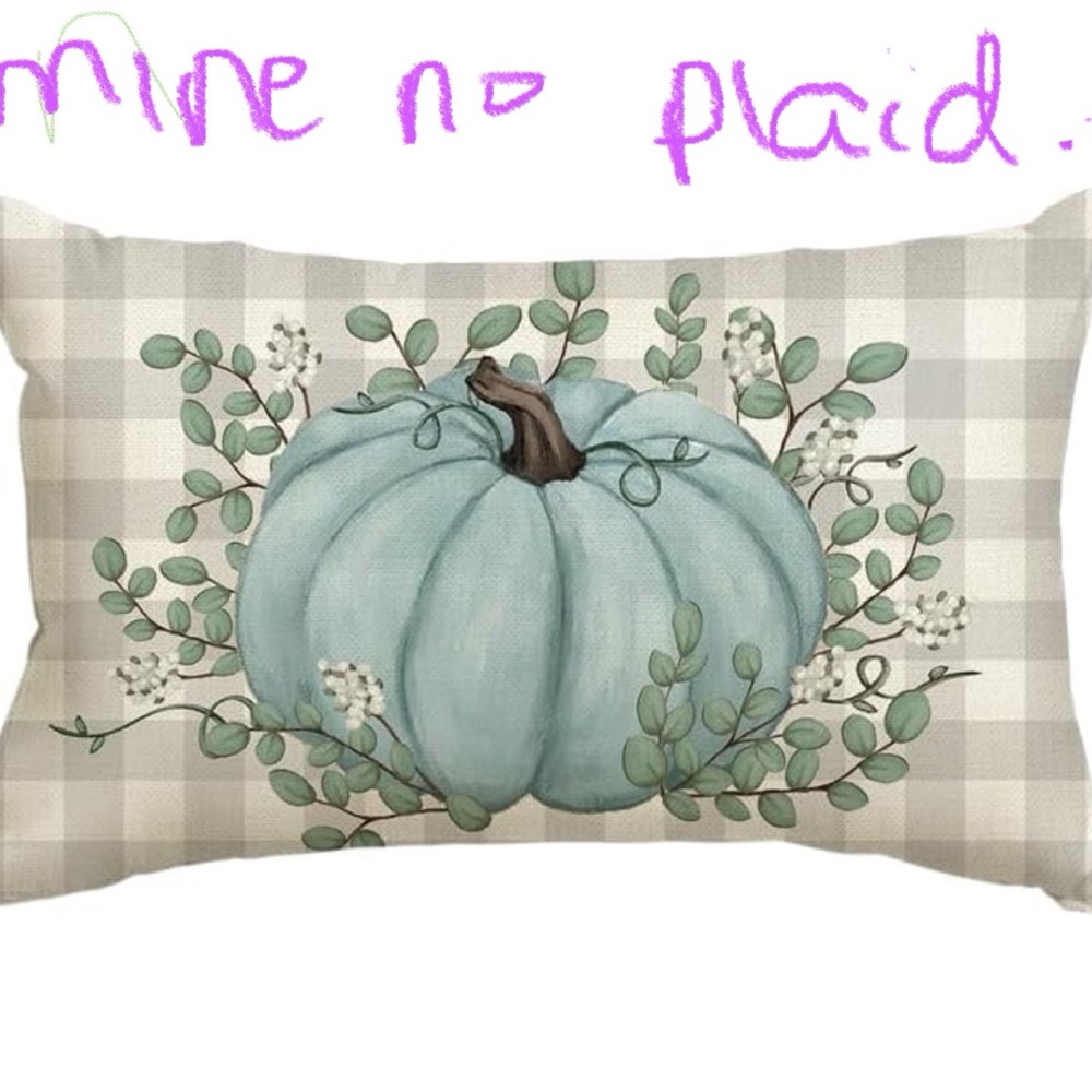 12 x 19.5 pumpkin pillow cover